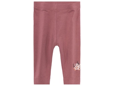 Лосины хлопковые с принтом для девочки Lupilu LYCRA® 379424 074-80 см (6-12 months) Бордовый