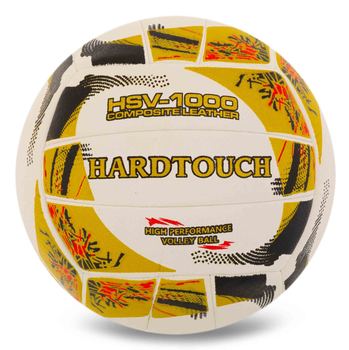 Мяч волейбольный COMPOSITE LEATHER HARD TOUCH VB-4058_Белый-черный