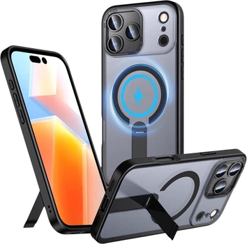 Etui Hurtel Hybrid Armor X do Apple iPhone 17 Pro Black (5907769379468)