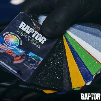 Набір зразків захисного покриття підвищеної міцності | RAPTOR King of Tough
