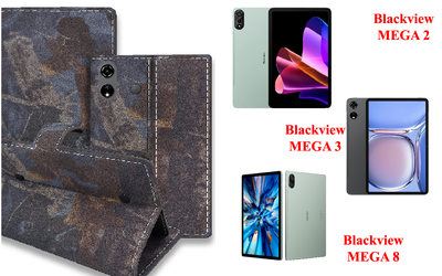 Книга-трансформер Armor для планшета Blackview MEGA 2, MEGA 3, MEGA 8, цвет Hrab