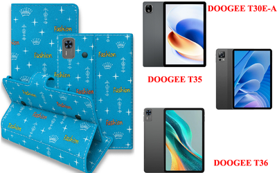 Книга-трансформер Armor для планшета DOOGEE T30E-A, T35, T36, цвет Feshn-Blue