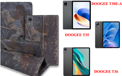 Книга-трансформер Armor для планшета DOOGEE T30E-A, T35, T36, цвет Hrab