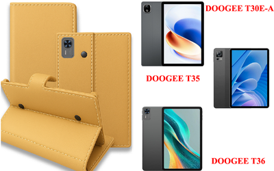 Книга-трансформер Armor для планшета DOOGEE T30E-A, T35, T36, цвет Gold