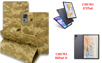 Книга-трансформер Armor для планшета CHUWI ETPad, CHUWI HiPad 11, цвет Pixel M14