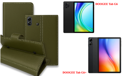 Книга-трансформер Armor для планшета DOOGEE Tab G6, DOOGEE Tab G6+, цвет Oluva