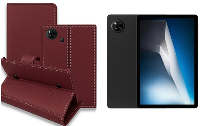 Книжка-трансформер Armor для планшета DOOGEE Tab A9 Pro+, колір Bordo