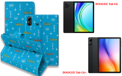 Книга-трансформер Armor для планшета DOOGEE Tab G6, DOOGEE Tab G6+, цвет Feshn-Blue