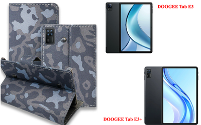 Книга-трансформер Armor для планшета DOOGEE Tab E3, DOOGEE Tab E3+, цвет Xaki-Zuma
