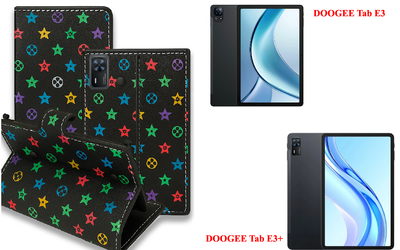 Книга-трансформер Armor для планшета DOOGEE Tab E3, DOOGEE Tab E3+, цвет Lyi Black