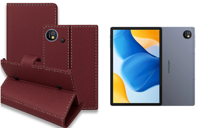 Книга-трансформер Armor для планшета Ulefone Tab A10 Pro, цвет Bordo