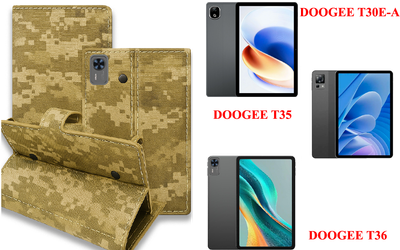 Книга-трансформер Armor для планшета DOOGEE T30E-A, T35, T36, цвет Pixel M14