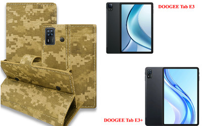 Книга-трансформер Armor для планшета DOOGEE Tab E3, DOOGEE Tab E3+, цвет Pixel M14