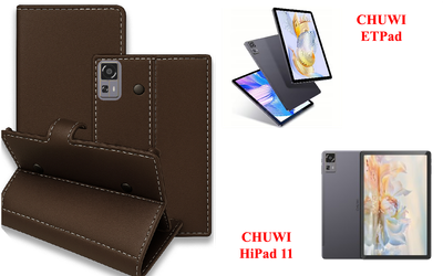 Книга-трансформер Armor для планшета CHUWI ETPad, CHUWI HiPad 11, цвет Braun