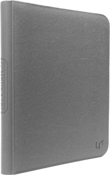 Album na karty Ultra Pro Patchcraft Zippered 9 Pocket PRO-Binder Gray (744271664340)
