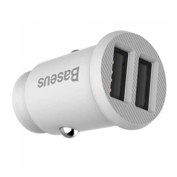 АЗУ Baseus Grain 3.1A (2USB-A) (CCALL-ML) Белый