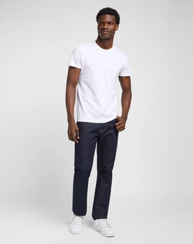 Набор футболок твин-пак LEE Twin pack Crew Slim Fit (112117018-L680CMKW) Белый M-00