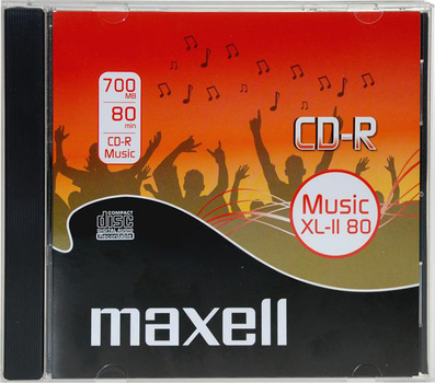 Диски Maxell CD-R 700MB Jewel Case 10 шт. (4902580342401)
