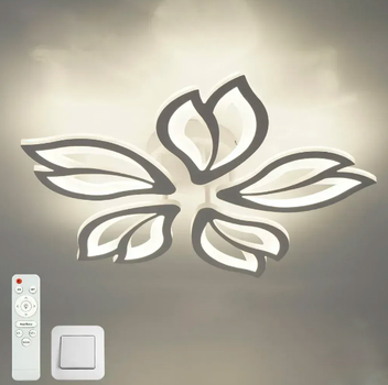 Управляемая светодиодная люстра Esllse ASTRA 60W 5F 560x95мм белая