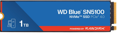 Dysk SSD Western Digital SN5100 1TB M.2 2280 NVMe PCIe 4.0 x4 3D CBA NAND (WDS100T5B0E-00CPE0)