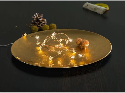 Струнная медная гирлянда Звездочки Livarno Home 20 LED с таймером 2,3 м (N1-00547)
