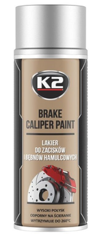 Lakier do zacisków i bębnów hamulcowych K2 Break Caliper Paint 400 ml Srebrny (5906534012982)