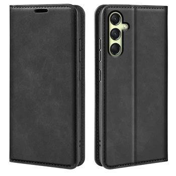 Чохол Taba Retro-Skin для Samsung Galaxy A16 / A165 книжка з візитівкою шкіра PU чорний