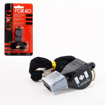 Свисток FOX 40 Classic CMG - для арбітрів, тренерів - оригінал (Канада) - black