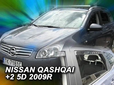 Дефлекторы окон ветровики Nissan Qashqai 5D 06-14 вставные 4шт Heko Ниссан Кашкай АМ0007654