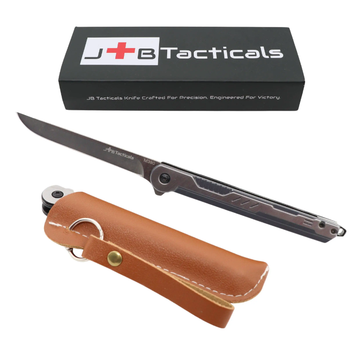 Складной Нож JB Tacticals Knife 10 с Чехлом Черный
