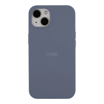 Чохол Silicone Case Full Size (AA) для iPhone 14 Колір 28.Lavender Grey
