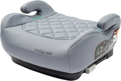 Автокрісло Baby Mix Hero Plus I-Size Isofix 125-150 см Сіре (8596164151433)