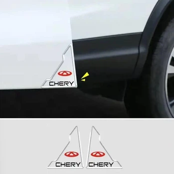 Защита углов двери Chery 2шт силикон 45х55мм прозрачные