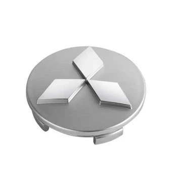 Колпак колеса Mitsubishi хром 60мм пластик 1шт (колпачок, заглушка диска) OEM 4252A060