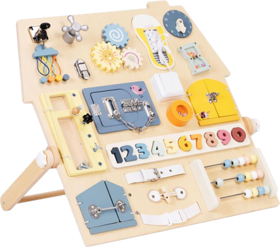 Дерев'яний бізіборд EcoToys XL 2557 (5905817008988)