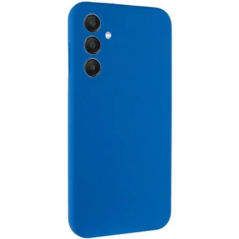 Чехол панель силиконовый Premium Cover Silicone Case Um Full Camera для Samsung Galaxy S25 FE (SM-S731B) Синий / Navy Blue