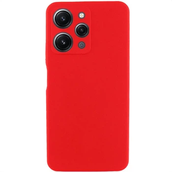 Чехол Накладка Premium Silicone Cover CaseIT Full Camera (AAA) для Xiaomi Redmi 12 Червоний / Red