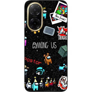 Силиконовый чехол SMTT для Xiaomi Poco C71 с картинкой Among Us Найди меня