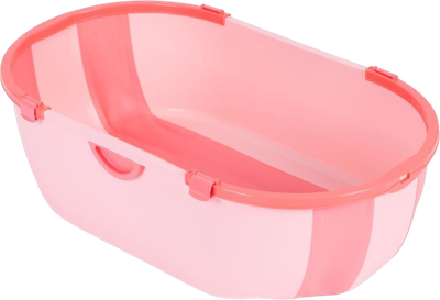 Ванна для дітей EcoToys туристична складна Рожева (HA-B46-PK)