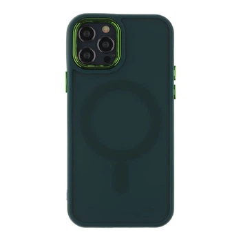 Чохол TPU+PC Space Magnetic Color with Magsafe для iPhone 12/12 Pro Колір Green