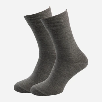 Набор женских носков высоких шерстяных с мериноса The Pair of Socks 2P-11WOOL-GRY 36-40 2 пары Серый (4820234049318)