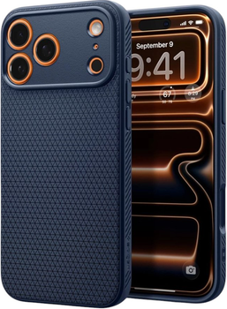 Etui Spigen Liquid Air na iPhone 17 Pro Deep Blue (8800283314649)