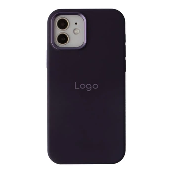 Чохол Silicone Case Metal Buttons (AA) для iPhone 12 Pro Max Колір Purple