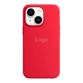 Чохол Silicone Case with MagSafe для iPhone 13 Колір Red