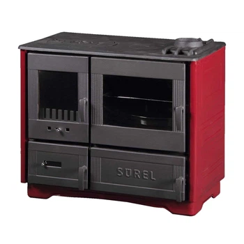 Duval EK-5137 BL (BLACK EDITION) Печь-камин отопительно-варочная с духовкой