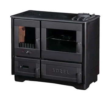 Duval EK-5136 BL (BLACK EDITION) Печь-камин отопительно-варочная с духовкой