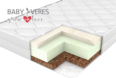 Матрас детский Baby Veres Air Memory bio+ 60х120х12 см (50.7.04)
