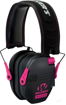 Наушники активные Walker’s Razor Pink для стрельбы и защиты слуха
