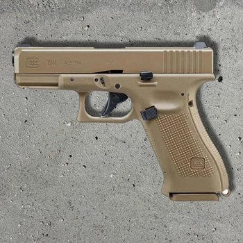 Пневматичний пістолет Umarex Glock 19X Blowback (coyote) — CO₂ пістолет 4.5 мм BB