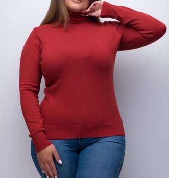 Гольф Milano батал горло-отворот XL/XXL (52-54) Терракот